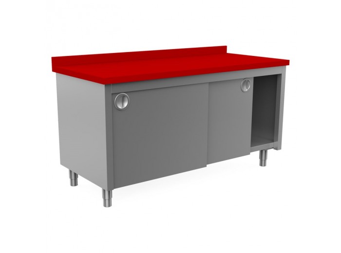 POLİETİLEN TABLALI DOLAPLI ÇALIŞMA TEZGAHI