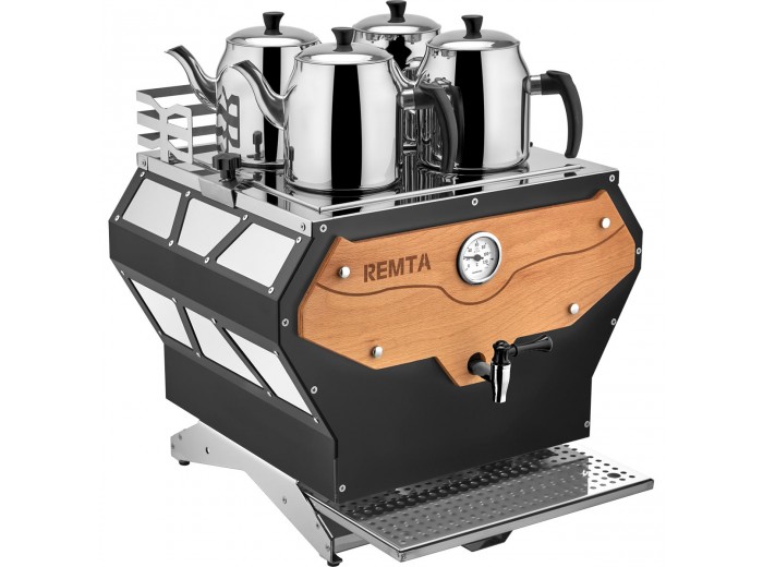 REMTA DE24 PRO SERİSİ 4 DEMLİKLİ JUMBO ÇAY MAKİNESİ 32 LT.
