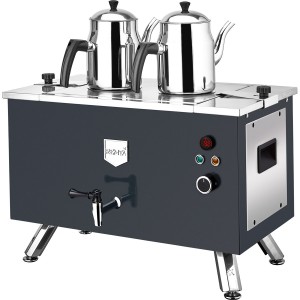 REMTA EP02(L) ÇİFT CİDARLI 2 DEMLİKLİ ELEKTRİKLİ KAHVECİ OCAĞI 20 LT. 