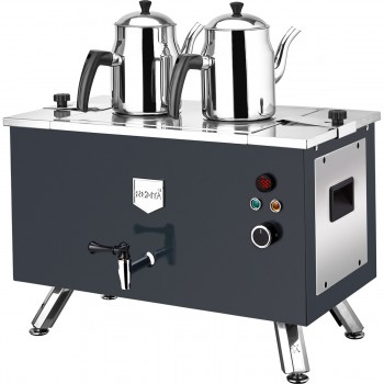 REMTA EP02(L) ÇİFT CİDARLI 2 DEMLİKLİ ELEKTRİKLİ KAHVECİ OCAĞI 20 LT. 