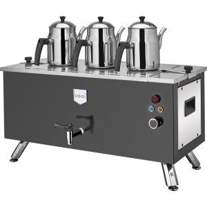 REMTA EP03(L) ÇİFT CİDARLI 3 DEMLİKLİ ELEKTRİKLİ KAHVECİ OCAĞI 31 LT.  REMTA EP03(L) ÇİFT CİDARLI 3 DEMLİKLİ ELEKTRİKLİ KAHVECİ OCAĞI 31 LT.