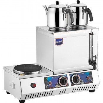REMTA K31(A) ÇİFT DEMLİKLİ PLEYTLİ ELEKTRİKLİ ÇAY OCAĞI 14 LT. 