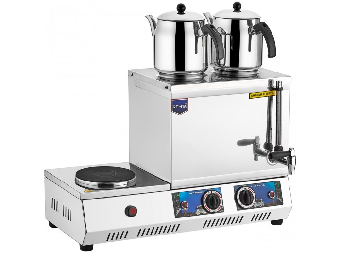 REMTA K31 ÇİFT DEMLİKLİ ELEKTRİKLİ PLEYTLİ ÇAY OCAĞI 24 LT. REMTA K31 ÇİFT DEMLİKLİ ELEKTRİKLİ PLEYTLİ ÇAY OCAĞI 24 LT.