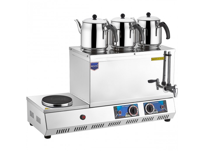 REMTA K32 3 DEMLİKLİ ELEKTRİKLİ PLEYTLİ ÇAY OCAĞI 34 LT.