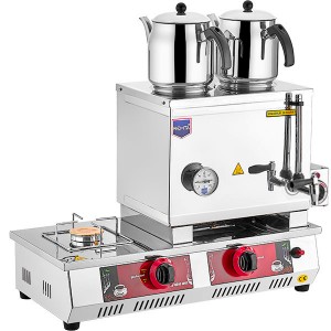 REMTA N11(E) 30 MODEL 2 DEMLİKLİ GAZLI (CE) VE ELEKTRİKLİ ÇAY OCAĞI 24 LT.