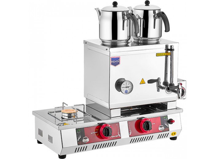 REMTA N11(E) 30 MODEL 2 DEMLİKLİ GAZLI (CE) VE ELEKTRİKLİ ÇAY OCAĞI 24 LT.