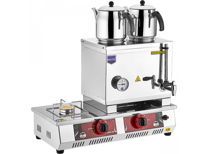 REMTA N11 30 MODEL İKİ DEMLİKLİ GAZLI (CE) ÇAY OCAĞI 24 LT.