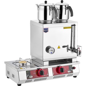 REMTA N12(E) 40 MODEL 2 DEMLİKLİ GAZLI (CE) VE ELEKTRİKLİ ÇAY OCAĞI 29LT.