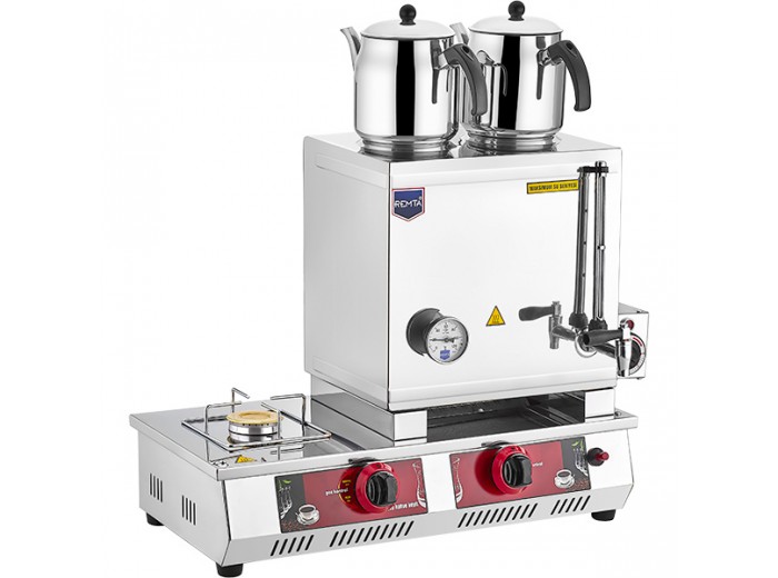 REMTA N12(E) 40 MODEL 2 DEMLİKLİ GAZLI (CE) VE ELEKTRİKLİ ÇAY OCAĞI 29LT.