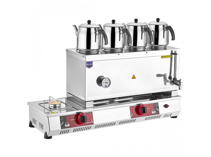 REMTA N14 85 MODEL  4 DEMLİKLİ GAZLI (CE) ÇAY OCAĞI  43LT.