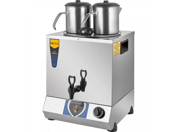 REMTA TT02 ÇİFT DEMLİKLİ ELEKTRİKLİ ÇAY MAKİNESİ (PLEYTSİZ) 17LT. REMTA TT02 ÇİFT DEMLİKLİ ELEKTRİKLİ ÇAY MAKİNESİ (PLEYTSİZ) 17LT.