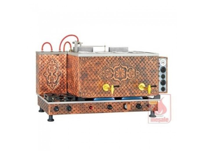 MEŞALE  4 DEMLİKLİ ÇAY KAZANI