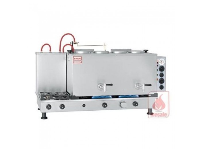 MEŞALE INOKS 4 DEMLİKLİ ÇAY KAZANI