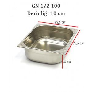 1/2-100 STANDART GN GASTRONOM KÜVET 1/2-100 STANDART GN GASTRONOM KÜVET