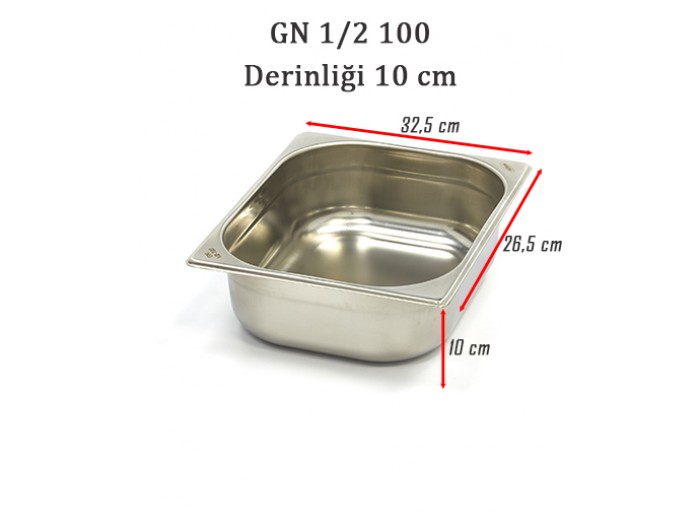 1/2-100 STANDART GN GASTRONOM KÜVET 1/2-100 STANDART GN GASTRONOM KÜVET