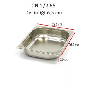 1/2-65 STANDART GN GASTRONOM KÜVET 1/2-65 STANDART GN GASTRONOM KÜVET
