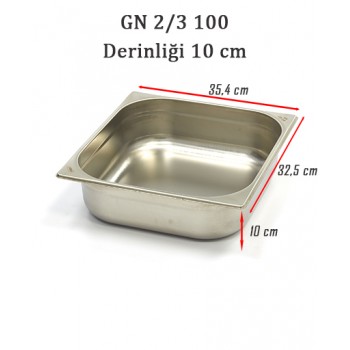 2/3-100 STANDART GN GASTRONOM KÜVET 2/3-100 STANDART GN GASTRONOM KÜVET