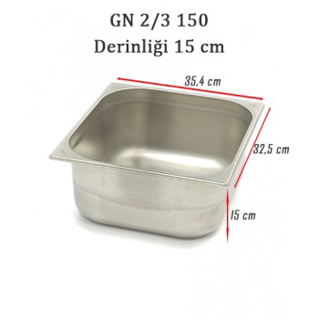 2/3-150 STANDART GN GASTRONOM KÜVET 2/3-150 STANDART GN GASTRONOM KÜVET