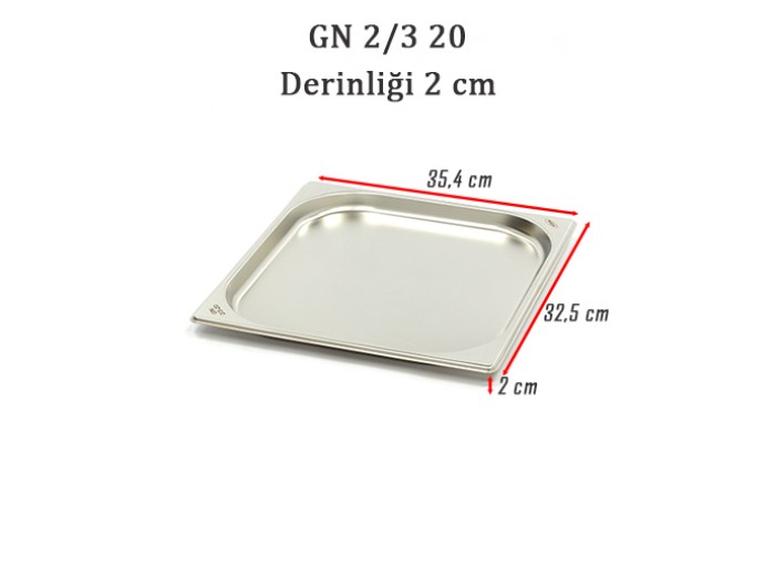 2/3-20 STANDART GN GASTRONOM KÜVET