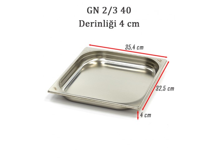 2/3-40 STANDART GN GASTRONOM KÜVET