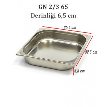 2/3-65 STANDART GN GASTRONOM KÜVET 2/3-65 STANDART GN GASTRONOM KÜVET