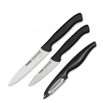 PİRGE ECCO GÜNLÜK KULLANIM BIÇAK SOYACAK SETİ PİRGE ECCO GÜNLÜK KULLANIM BIÇAK SOYACAK SETİ