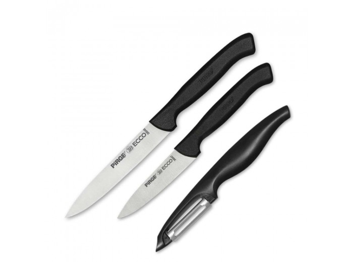 PİRGE ECCO GÜNLÜK KULLANIM BIÇAK SOYACAK SETİ PİRGE ECCO GÜNLÜK KULLANIM BIÇAK SOYACAK SETİ