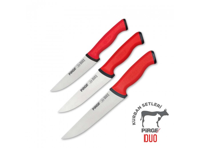 PİRGE DUO PROFESYONEL KASAP ET BIÇAK SETİ PİRGE DUO PROFESYONEL KASAP ET BIÇAK SETİ