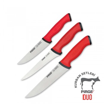 PİRGE DUO PROFESYONEL KASAP KURBAN BIÇAK SETİ PİRGE DUO PROFESYONEL KASAP KURBAN BIÇAK SETİ
