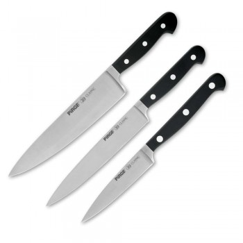 PİRGE CLASSİC MUTFAK BIÇAK SETİ 3 PARÇA PİRGE CLASSİC MUTFAK BIÇAK SETİ 3 PARÇA