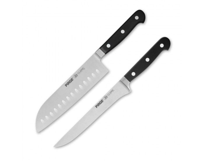 PİRGE CLASSİC PROFESYONEL SANTOKU BIÇAK SETİ