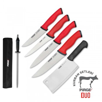 PROFESYONEL KURBAN BIÇAK SETİ 6'LI ÇANTALI PROFESYONEL KURBAN BIÇAK SETİ 6'LI ÇANTALI