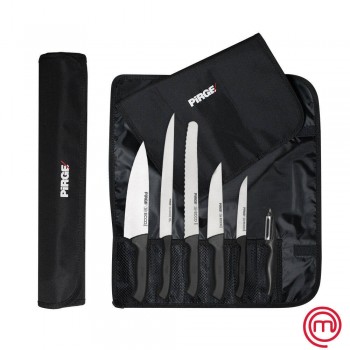 PİRGE ECCO ŞEF ÇANTALI BIÇAK SETİ 6 PARÇA PİRGE ECCO ŞEF ÇANTALI BIÇAK SETİ 6 PARÇA