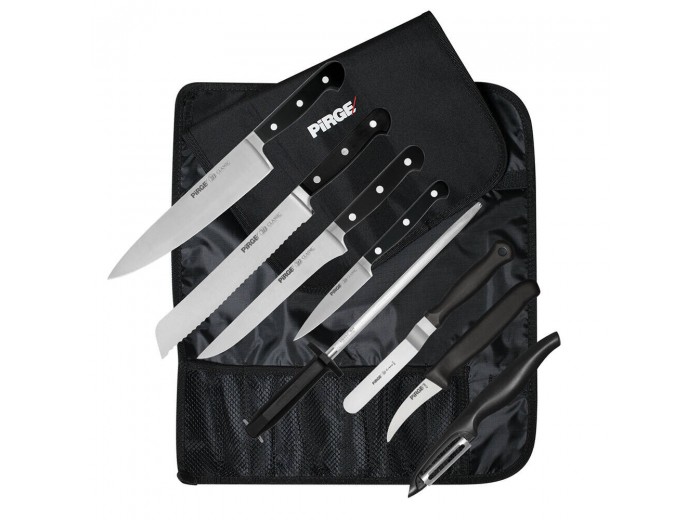 PİRGE CLASSİC ÇANTALI ŞEF BIÇAK SETİ 9 PARÇA PİRGE CLASSİC ÇANTALI ŞEF BIÇAK SETİ 9 PARÇA