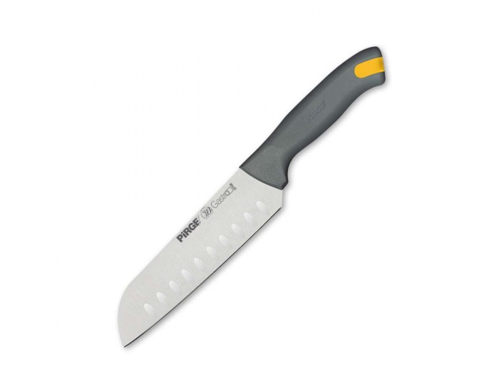 PİRGE GASTRO SANTOKU BIÇAĞI OLUKLU 17 CM