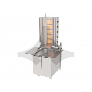 ATALAY DÖNER MAKİNESİ ADG-5D DUVARA MONTE GAZLI 5 GÖZLÜ ATALAY DÖNER MAKİNESİ ADG-5D DUVARA MONTE GAZLI 5 GÖZLÜ