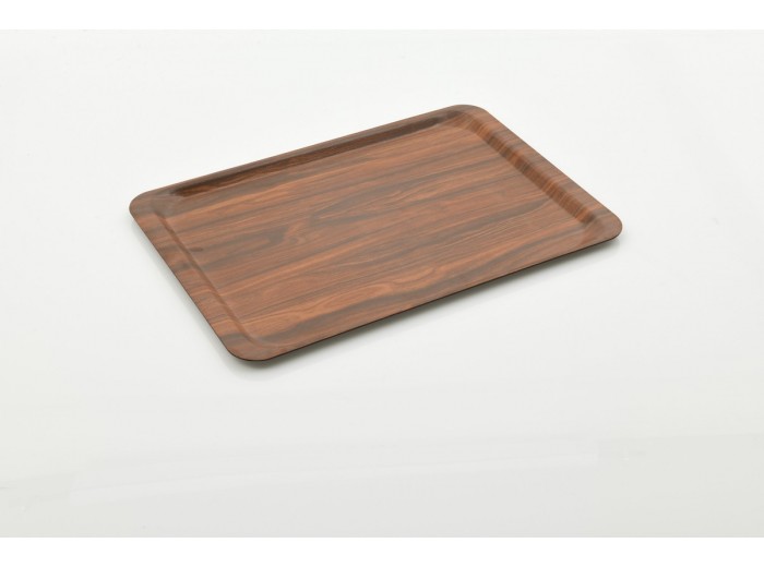 CEVİZ LAMİNE DÜZ YÜZEY TEPSİ (EKO) 37X53