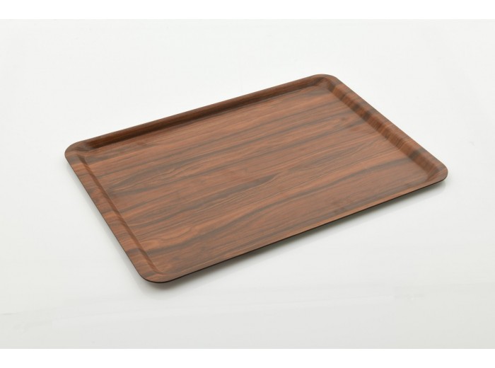 CEVİZ LAMİNE DÜZ YÜZEY TEPSİ 43X61