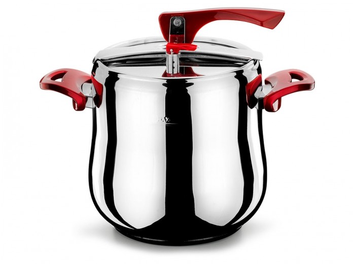 GÜVEÇ DÜDÜKLÜ TENCERE KIRMIZI KULP