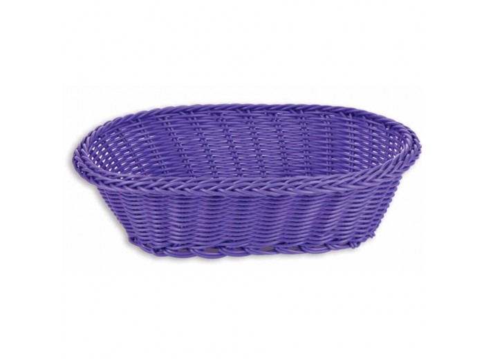 İNCE OVAL SEPET 24x17x7 CM MOR