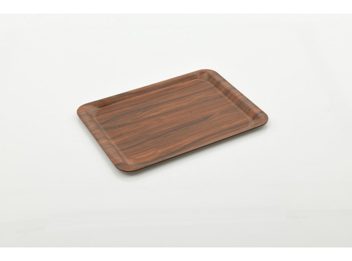 KAYMAZ CEVİZ LAMİNE KAYMAZ YÜZEY TEPSİ 32X44