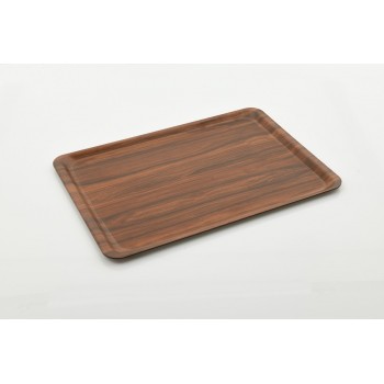 KAYMAZ CEVİZ LAMİNE KAYMAZ YÜZEY TEPSİ 43X61  KAYMAZ CEVİZ LAMİNE KAYMAZ YÜZEY TEPSİ 43X61