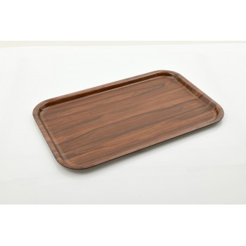 KAYMAZ CEVİZ LAMİNE KAYMAZ YÜZEY TEPSİ 48X75 KAYMAZ CEVİZ LAMİNE KAYMAZ YÜZEY TEPSİ 48X75