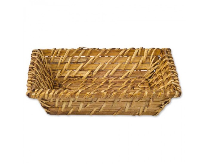 RATTAN DİKDÖRTGEN SEPET 26 CM AÇIK