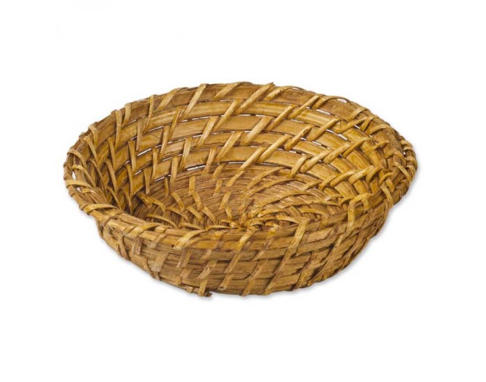 RATTAN YUVARLAK SEPET 23 CM AÇIK