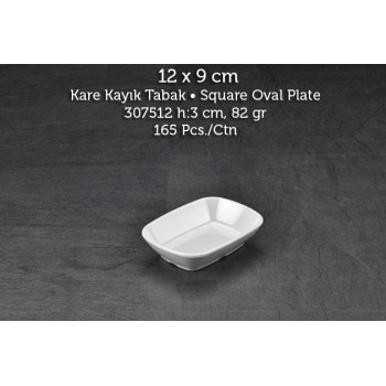 TUVA THERM INTERNATİONAL 12x9 CM KARE KAYIK TABAK TUVA THERM INTERNATİONAL 12x9 CM KARE KAYIK TABAK