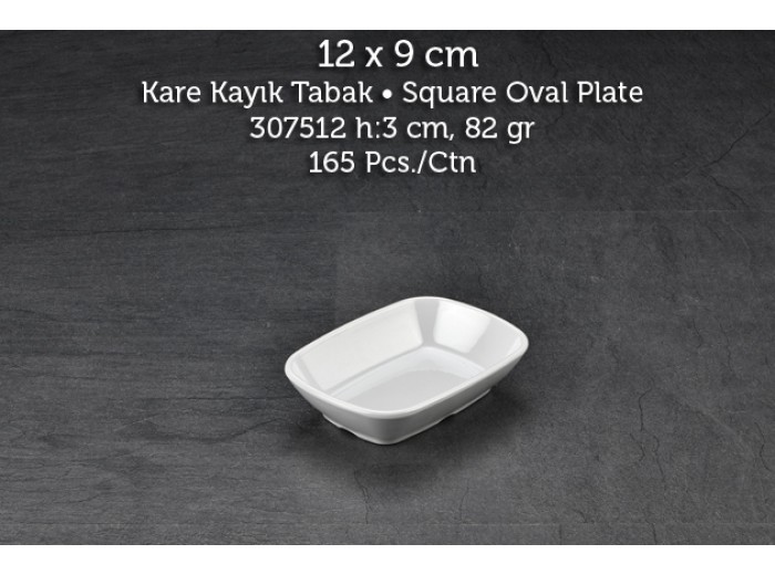 TUVA THERM INTERNATİONAL 12x9 CM KARE KAYIK TABAK TUVA THERM INTERNATİONAL 12x9 CM KARE KAYIK TABAK