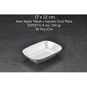 TUVA THERM INTERNATİONAL 17x12 CM KARE KAYIK TABAK TUVA THERM INTERNATİONAL 17x12 CM KARE KAYIK TABAK