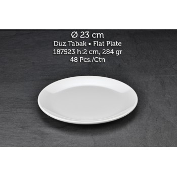 TUVA THERM INTERNATİONAL 23 CM DÜZ TABAK TUVA THERM INTERNATİONAL 23 CM DÜZ TABAK