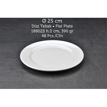 TUVA THERM KLASİK 25 CM DÜZ TABAK TUVA THERM KLASİK 25 CM DÜZ TABAK